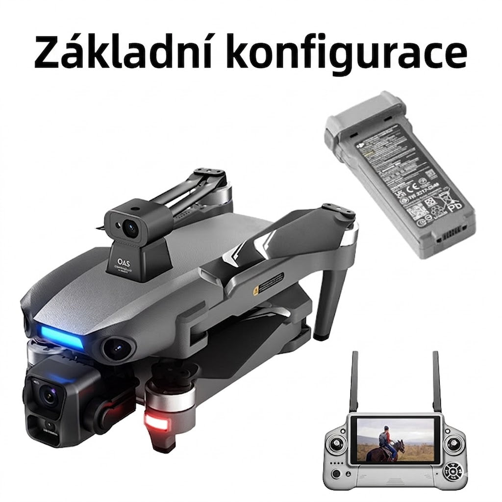 Profesionální termovizní dron s 4K kamerou, infračerveným zobrazováním a GPS, pro lov, bezpečnost a průmysl