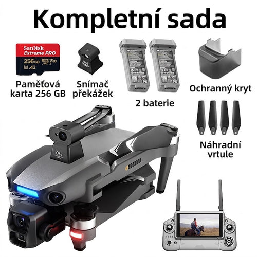 Profesionální termovizní dron s 4K kamerou, infračerveným zobrazováním a GPS, pro lov, bezpečnost a průmysl